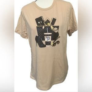 Womens Stylish Girl Graphic Tee